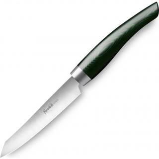 Nesmuk Soul Officemesser 9 cm - Niobstahl - Griff Micarta grün - Grün,Silber