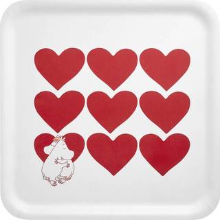 Muurla Moomin bakke 33x33 cm Heart