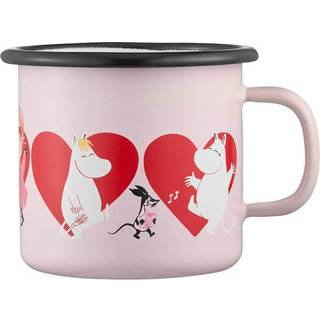 Muurla Moomin emaljekrus 25 cl Heart