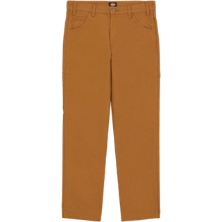 Dickies Men's Duck Canvas Carpenter Pants Stone Washed Brown Duck, SW BROWN DUCK, 31