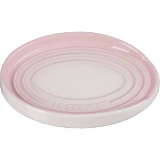 Le Creuset Signature stentøj oval grydeskeholder Shell Pink