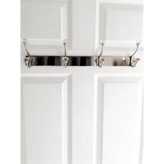 Laura Ashley Laura Ashley Chrome Frances 4 Peg Coat Hook Holdbacks