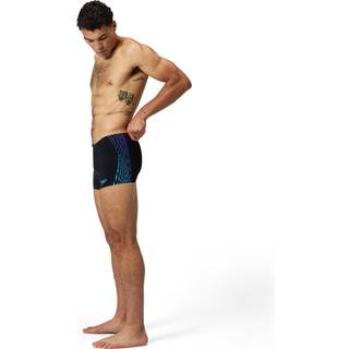 Speedo Tech Panel Aquashort Badebukser Herrer størrelse 3 farve sort/blå