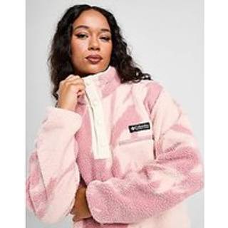 Columbia Helvetia Oversized Fleece Top, Pink - S