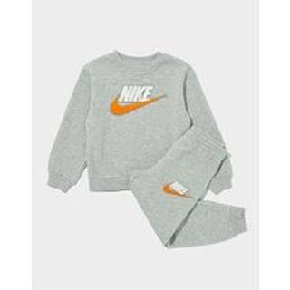 Nike Club Chenille Crew Tracksuit Children, Grå - 4-5Y