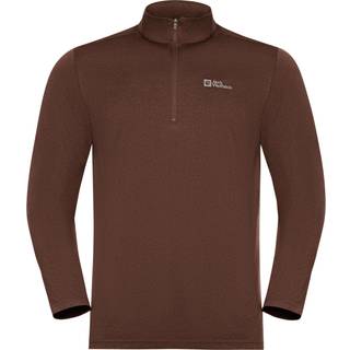 Jack Wolfskin Men's Sky Thermal Half Zip Hot Choc, L