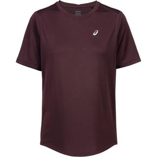 ASICS Core Running Shirt Women - Dark Red, Size XS - dark_red