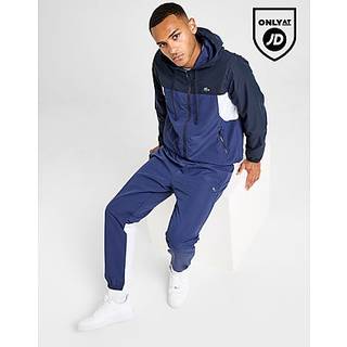 Lacoste Colour Block Panel Full Zip Tracksuit, Blå - 7/XXL