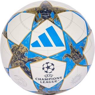 UCL League J350 25/26 League Stage-fodbold til børn - White / Dark Blue / Multicolor / Gold Metallic - 4