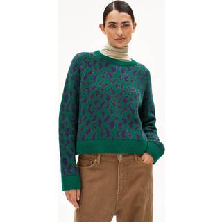 ARMEDANGELS Women's Diliriaa Leopaa Sweatere Damer størrelse M farve blå