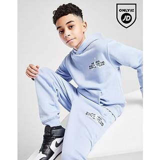 Jordan Stamp Hoodie Junior, Blå - 8-10Y