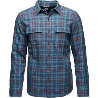 Black Diamond Men's Project Twill Long Sleeve Shirt Raging Sea-Henna, S