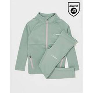 Berghaus Girls' Carve Tracksuit Children, Grøn - 6-7Y