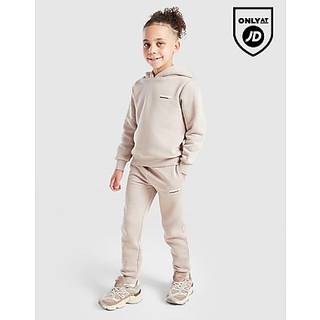 McKenzie Essential Overhead Hooded Tracksuit Children, Brun - 7-8Y