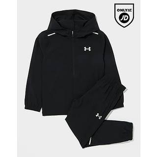 Under Armour Vanish Full Zip Hooded Tracksuit Children, Sort - 2-3Y
