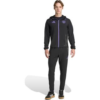 Manchester United Tiro 25 Competition Vis Tech rejsejakke - Black / Purple Rush - XL