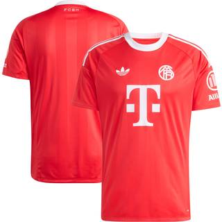 adidas Originals FC Bayern Munich 2025/26 Goalkeeper Shirt, Rød - L