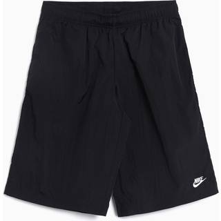 Løstsiddende, knælange Nike Sportswear-shorts med mellemhøj talje til kvinder - sort - L (EU 44-46)