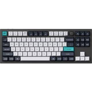 Keychron Q3 MAX 80% Knob Wireless Tri-Mode QMK/VIA - Gateron Jupiter Brown - ND - Gaming Tastatur - Uden Numpad - Nordisk - Sort