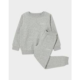 McKenzie Essential Oversized Crew Tracksuit Children, Grå - 7-8Y