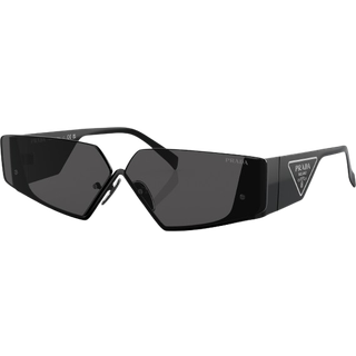 Prada Mand PR 58ZS 1AB06L Solbriller Metal Sort Grå Geometrisk Normal