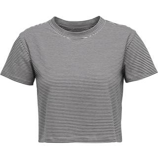 Black Diamond Women's BD Stripe Crop S/S Tee T-shirt Damer størrelse XL farve grå