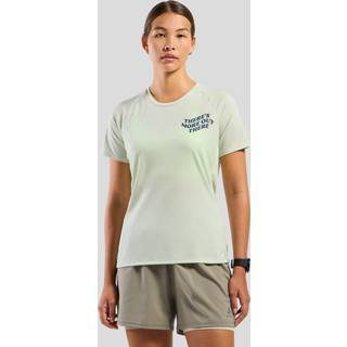 Odlo Essential Print Running Shirt Women - Mint, Size XS - mint