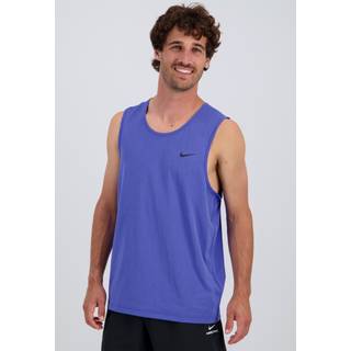 Nike Dri-FIT Hyverse-fitnesstanktop uden ærmer til mænd - blå - XL