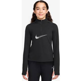 Nike Girls' Swoosh 1/2 Zip Top Junior, Sort - 7-8Y