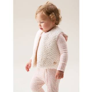 Angel & Rocket Angel & Rocket Cream Cici Faux Fur Gilet