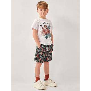 Monsoon Monsoon White Born Wild Tiger Print 100% Cotton T-Shirt