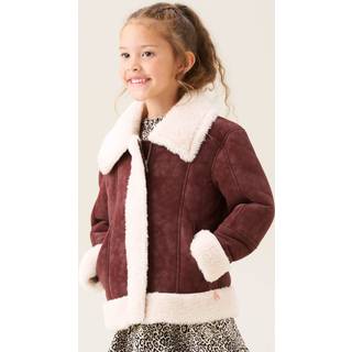 Angel & Rocket Angel & Rocket Red Halle Faux Leather Fur Jacket