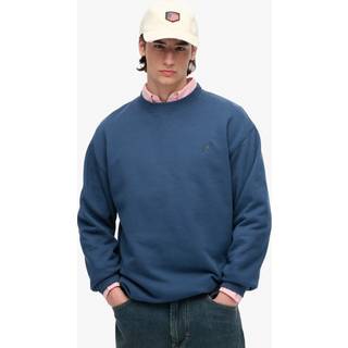 Superdry Superdry Blue Blank Oversized Crew Sweatshirt