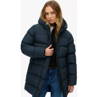 Superdry Superdry jakke med hætte, sports-puffer og mellemlang længde