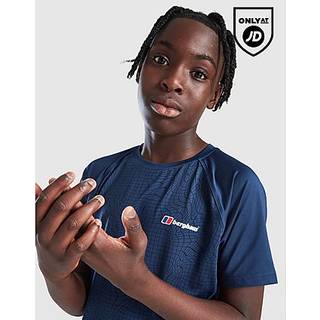 Berghaus All Over Print Grid T-Shirt Junior, Navy - 13Y