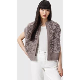 All Saints AllSaints Brown Elias Gilet