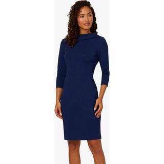 Adrianna Papell Adrianna Papell Crepe-kjole med rullekrave - EU 36 (UK 8)