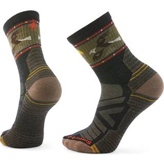 Smartwool Hike Light Cushion Soaring Mid Crew Sock Vandresokker størrelse XL farve brun