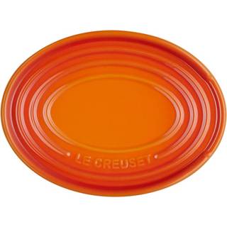 Le Creuset Signature stentøj oval grydeskeholder Volcanic