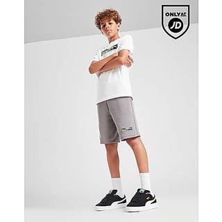 Puma Drenge Grafik Camo Shorts Cast Iron