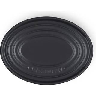 Le Creuset Signature stentøj oval grydeskeholder Matte Black