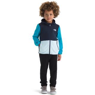 The North Face Kid's Glacier Fullzip Hoodie Fleecejakke Børn størrelse 6 farve blå