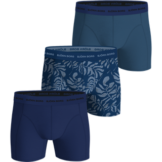 Björn Borg Cotton Stretch Boxers 3-pack Blå, XXL