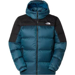The North Face Men's Diablo Down 2.0 Hooded Jacket Dusk Blue Black Heather/TNF Black, XL