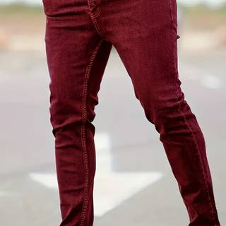 TEMU Men's Casual Cotton Stretch Long Pants