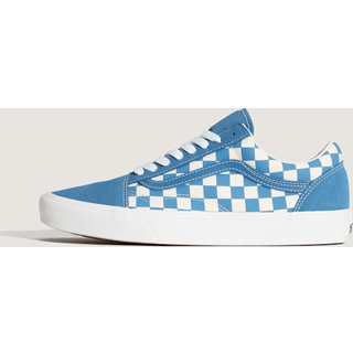 Vans - Old Skool Checkerboard Shoes, Man, Blue, Size: 41 - Blue - 41