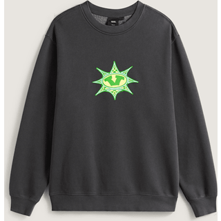 Vans - Star Checker Crew Sweatshirt, Man, Black, Size: S - Black - S