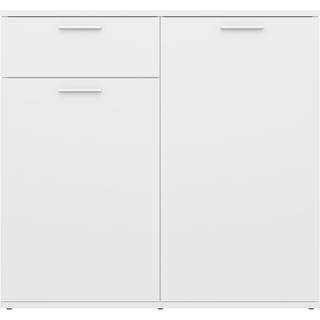 Skænk 160X36X75 Cm Konstrueret Træ - 80 cm / Hvid