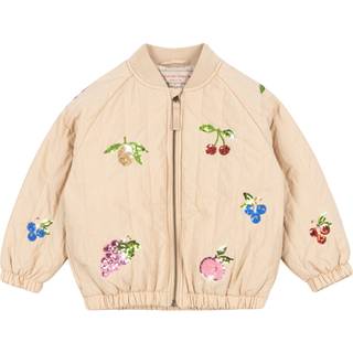 Konges Sløjd Juno Sequin Bomber Jacket Frappé Juno Sequin Bomber Jacket Frappé 2 Y  Creme  2 år  kvinde