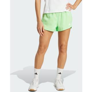 Pacer Training 3-Stripes Woven High-Rise shorts - Lime Burst / White - XL 8 CM